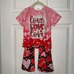 Love Heart Kids valentines outfit